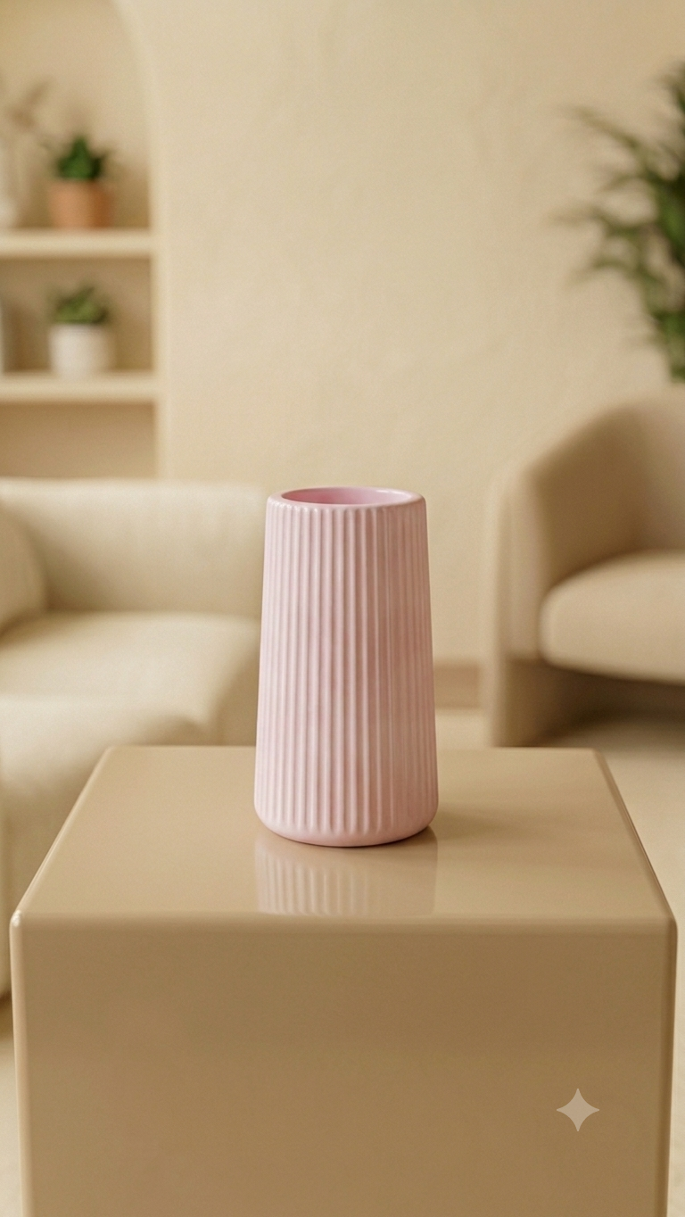 Eco resin vase