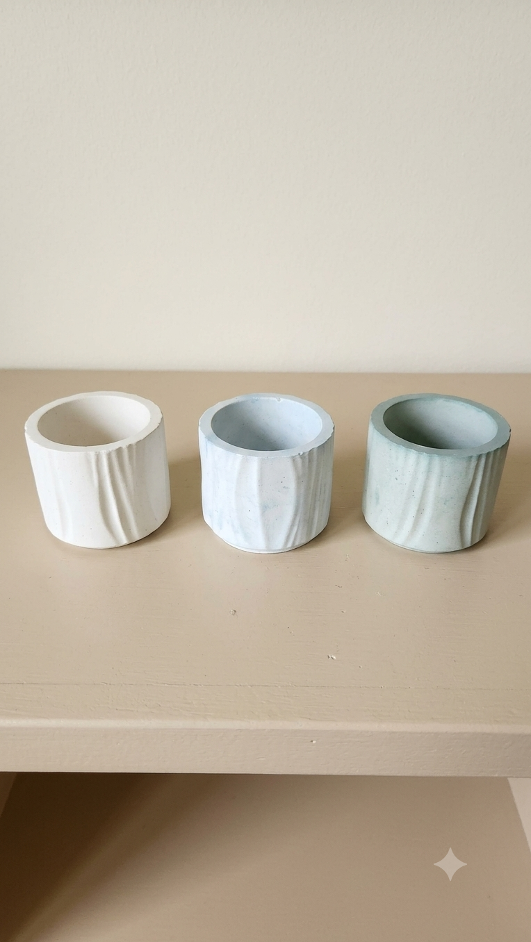 Eco resin indoor planter, ideal for succulent plants
