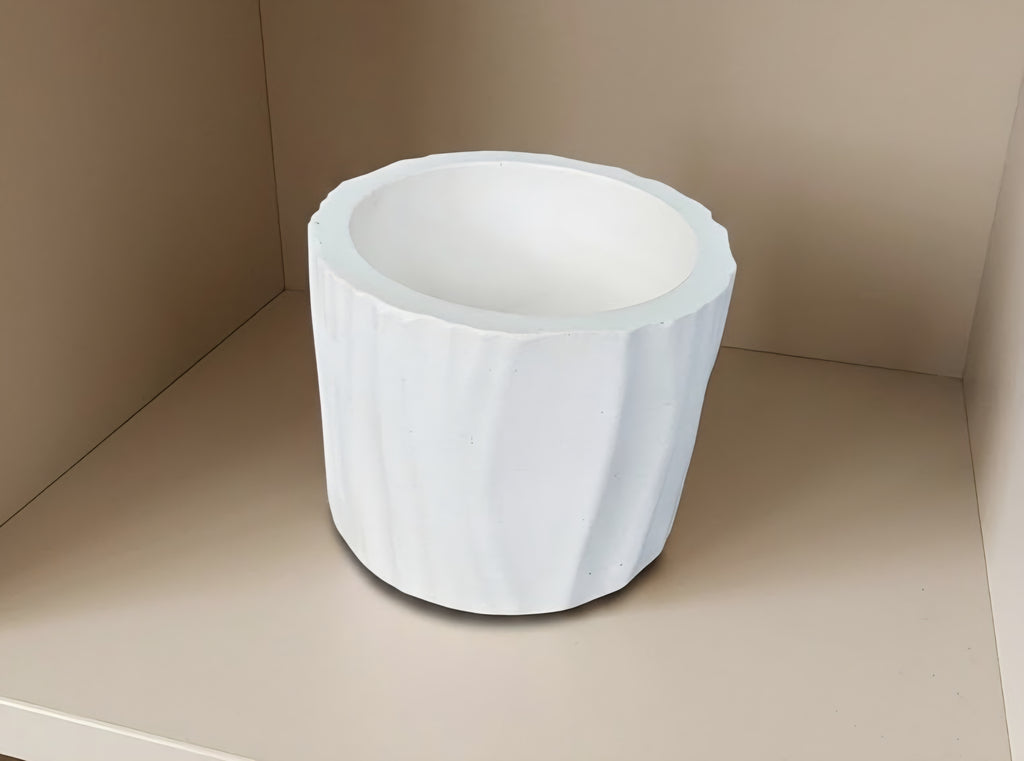 Eco resin indoor planter, ideal for succulent plants