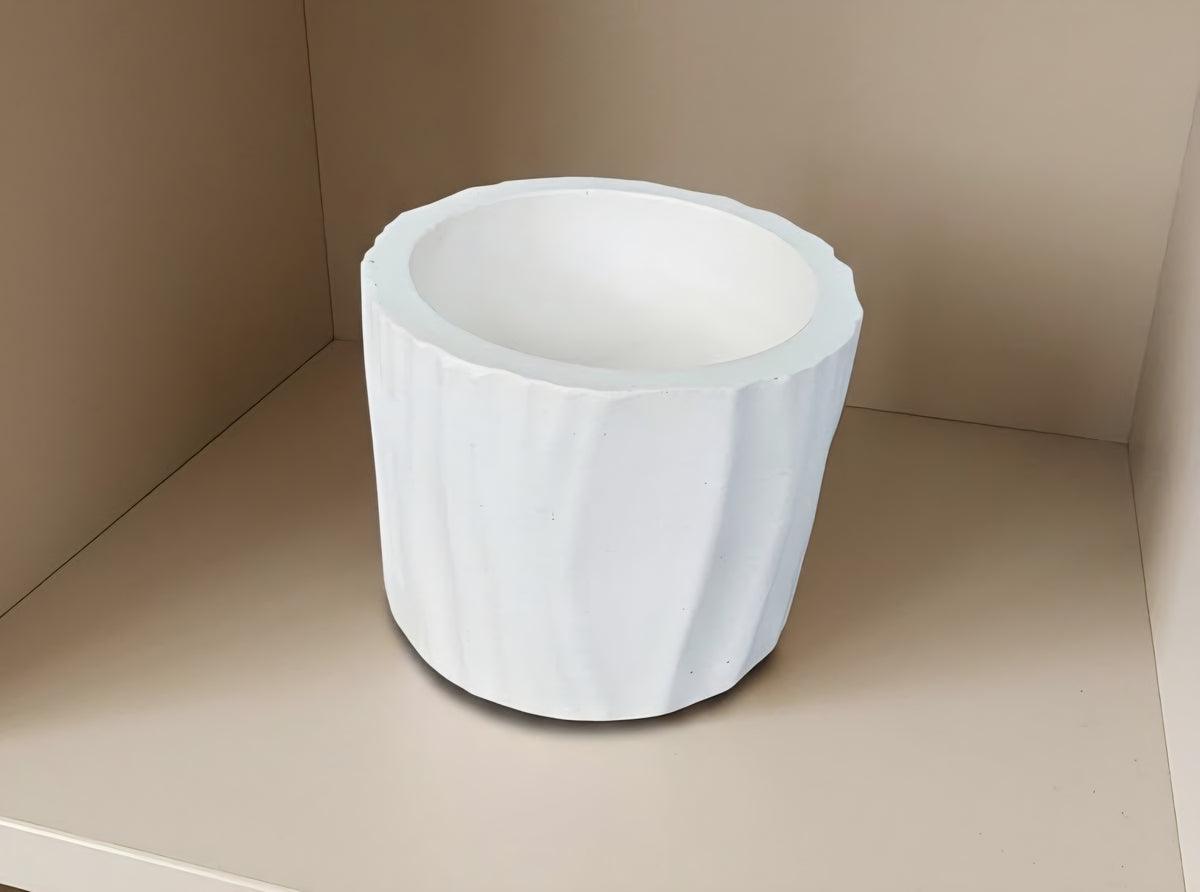 Eco resin indoor planter, ideal for succulent plants