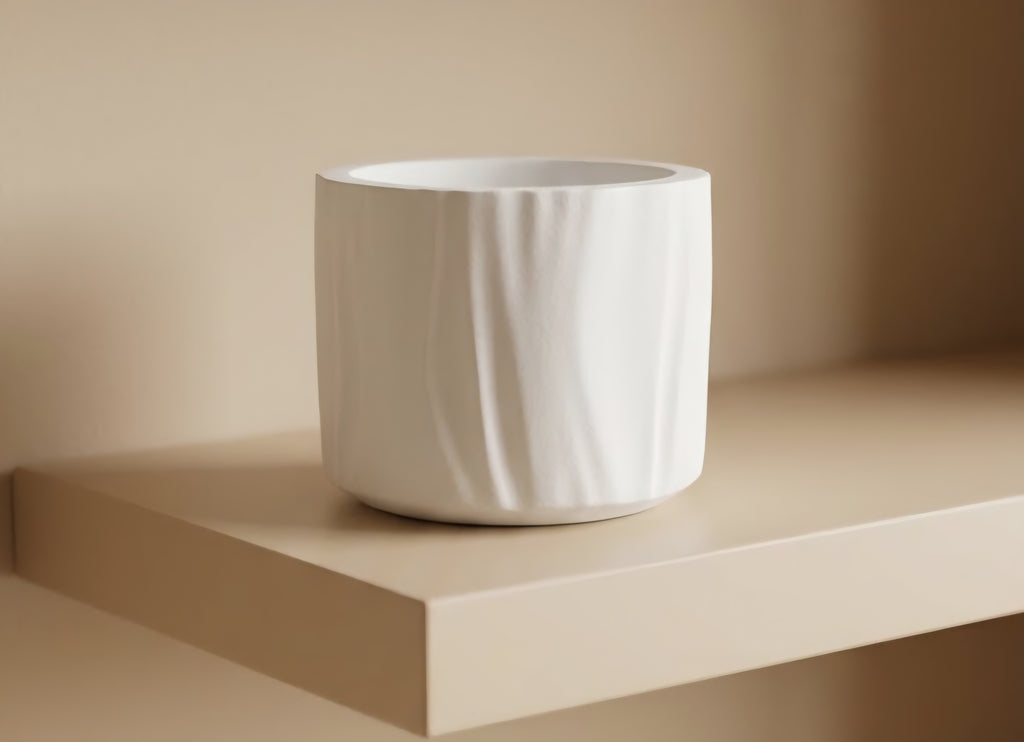 Eco resin indoor planter, ideal for succulent plants