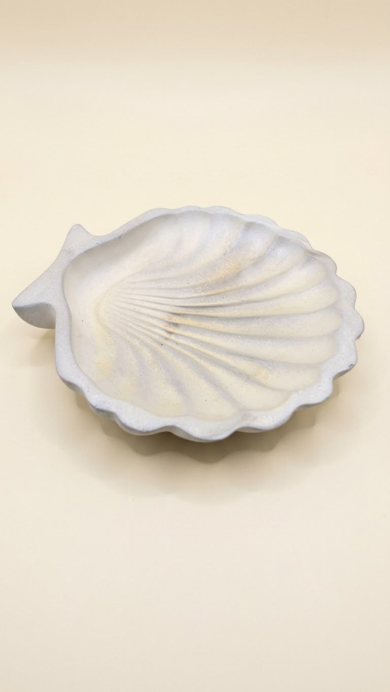 Eco resin Seashell tray, home decor, gifts, minimalistic design