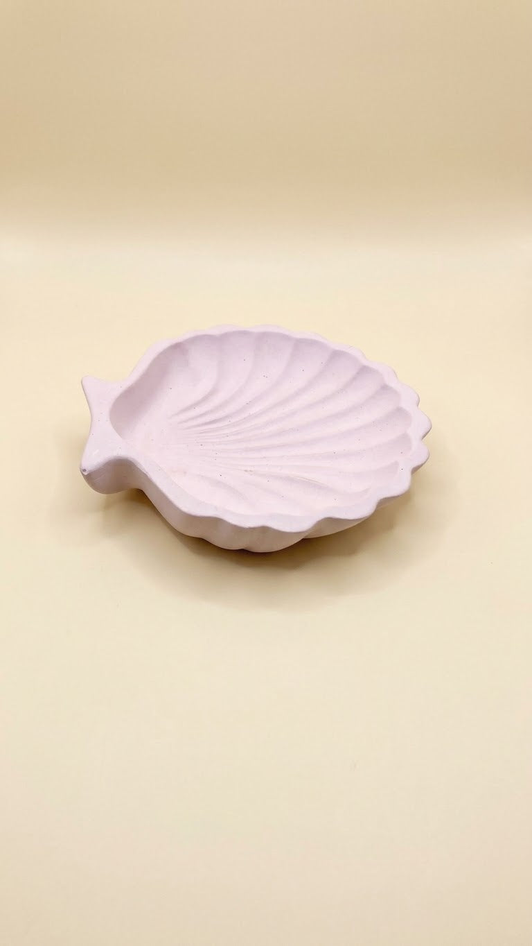 Eco resin Seashell tray, home decor, gifts, minimalistic design