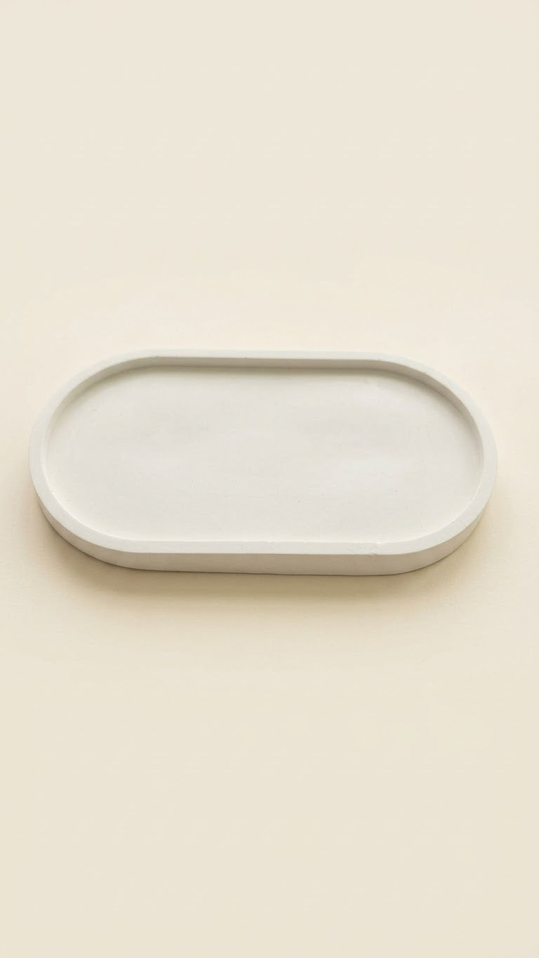 Eco resin Oval tray, home decor, gifts, minimalistic design