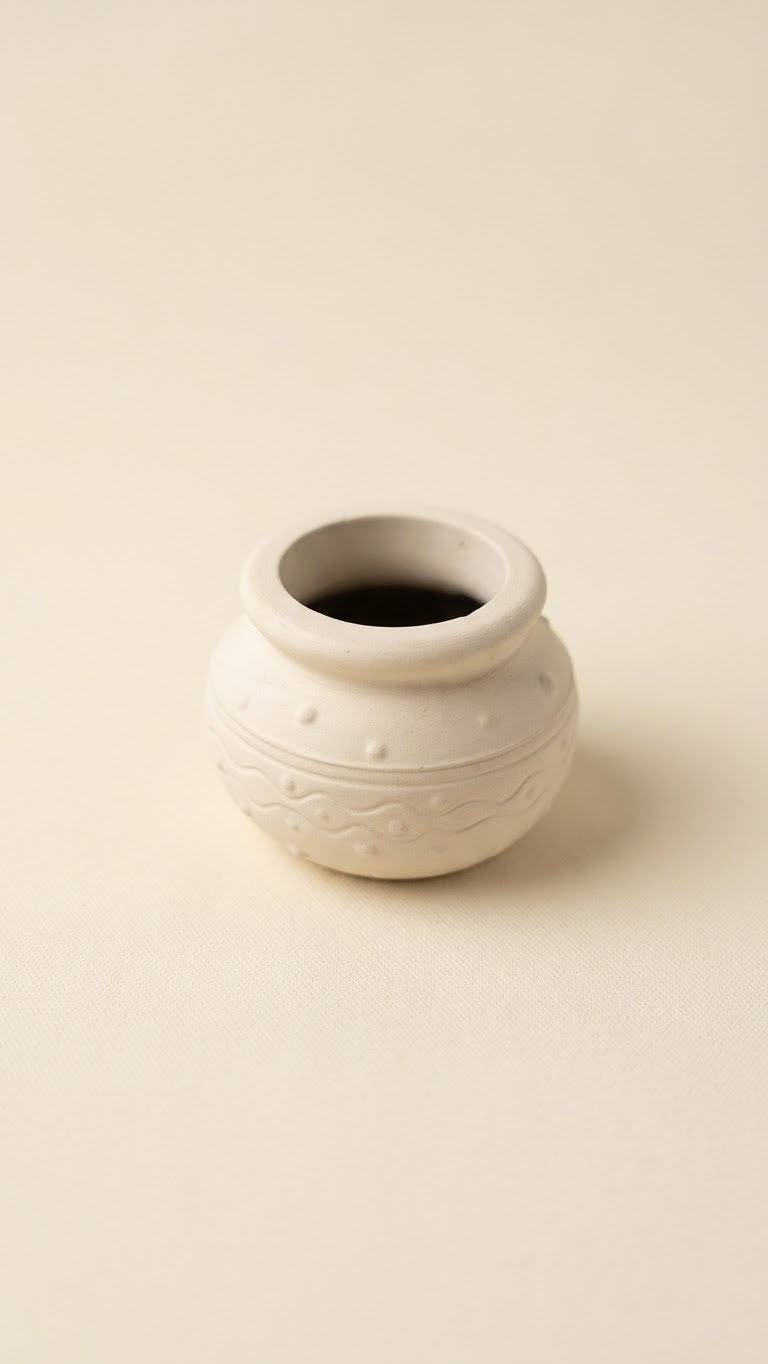 Eco resin small indoor planter, ideal for succulent plants