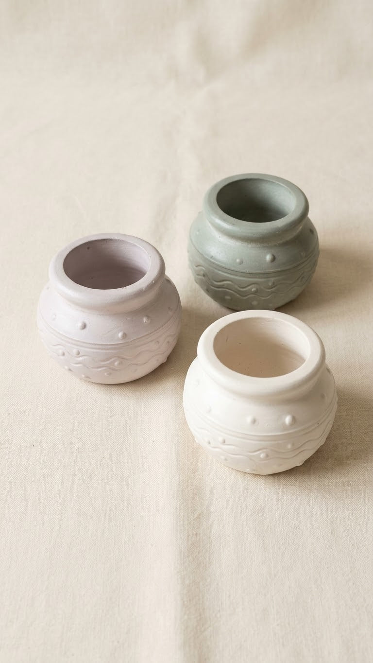 Eco resin small indoor planter, ideal for succulent plants