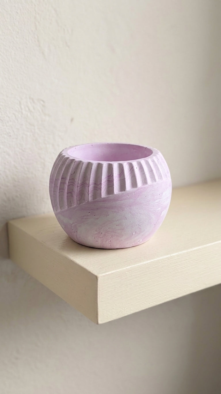 Eco resin indoor planter, succulent planter