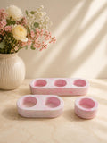 Eco resin Tealight holders for 1, 2 or 3 tealights, real flame or battery candles
