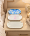 Eco resin Oval tray, home decor, gifts, minimalistic design