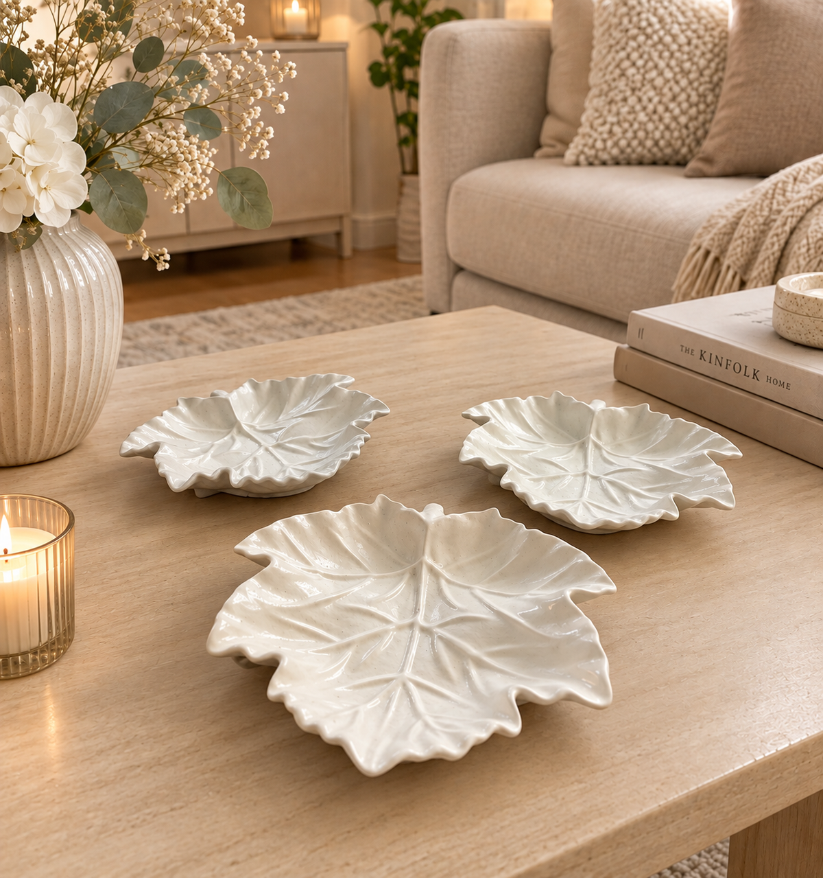 Eco resin Maple leaf tray, home decor, gifts, minimalistic design